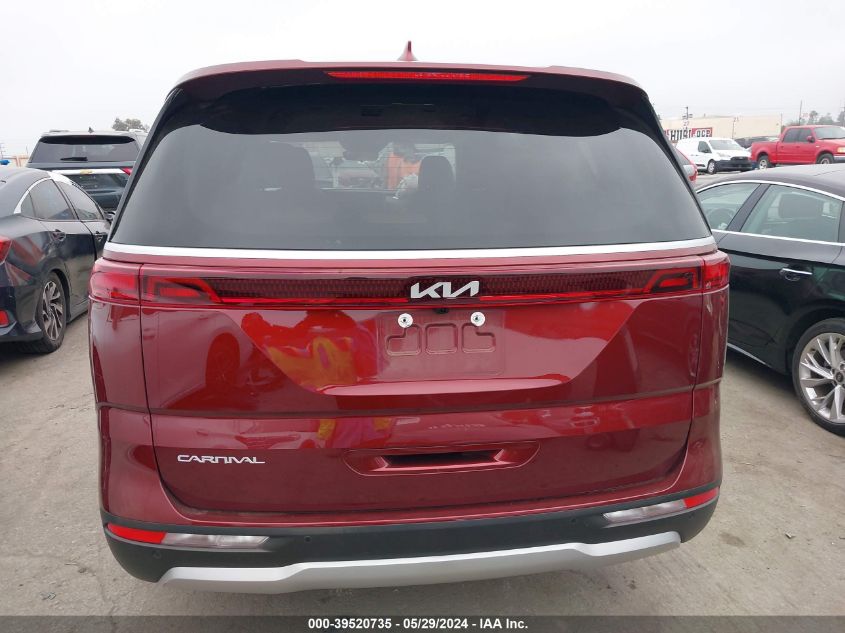 2024 Kia Carnival Mpv Ex VIN: KNDNC5H31R6401768 Lot: 39520735