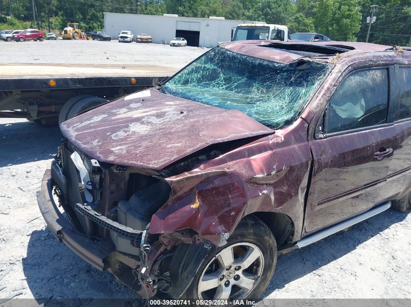 2011 Honda Pilot Ex-L VIN: 5FNYF3H54BB019934 Lot: 39520741