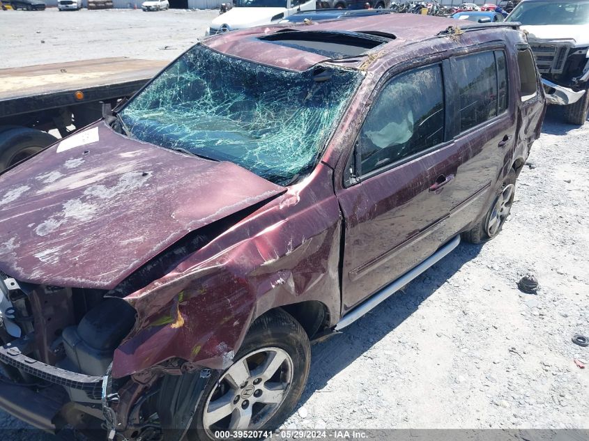 2011 Honda Pilot Ex-L VIN: 5FNYF3H54BB019934 Lot: 39520741