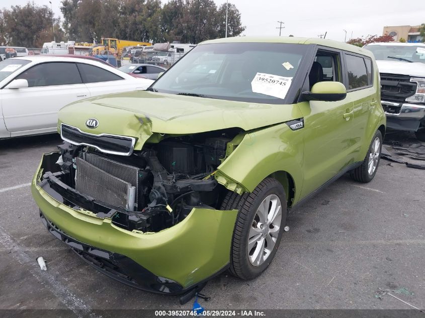 2016 Kia Soul + VIN: KNDJP3A55G7866418 Lot: 39520745