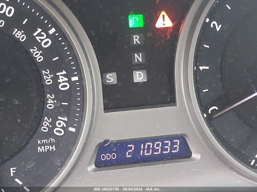 2007 Lexus Is 250 VIN: JTHCK262972018795 Lot: 39520750