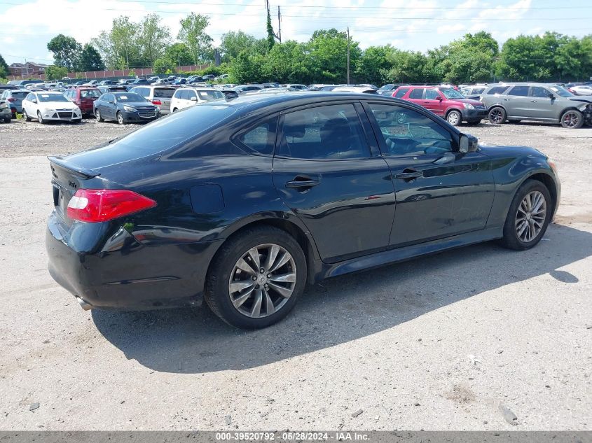 2011 Infiniti M37 X VIN: JN1BY1ARXBM373792 Lot: 39520792