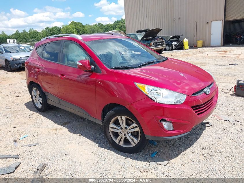 2013 Hyundai Tucson Gls VIN: KM8JU3AC0DU735848 Lot: 39520794