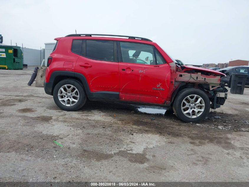 2018 Jeep Renegade Latitude Fwd VIN: ZACCJABB8JPJ22466 Lot: 39520818