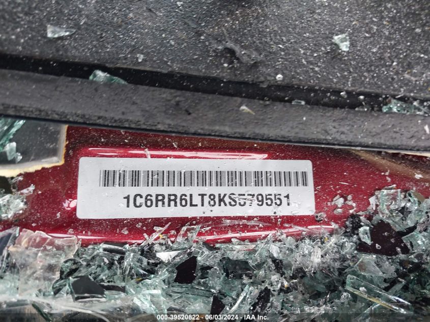 2019 Ram 1500 Classic VIN: 1C6RR6LT8KS579551 Lot: 39520822