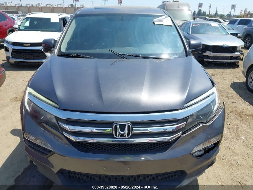 2018 Honda Pilot Ex-L VIN: 5FNYF5H53JB013455 Lot: 39520828