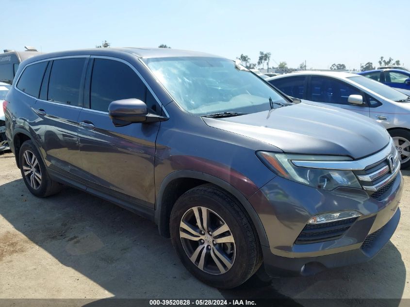 2018 Honda Pilot Ex-L VIN: 5FNYF5H53JB013455 Lot: 39520828