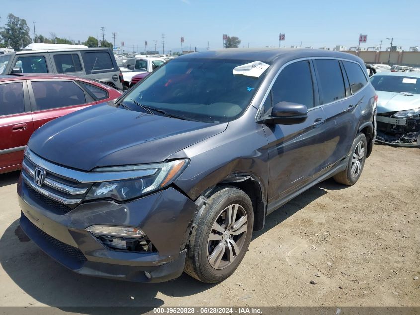 2018 Honda Pilot Ex-L VIN: 5FNYF5H53JB013455 Lot: 39520828