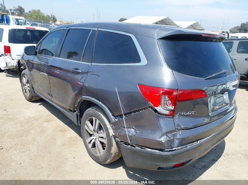 2018 Honda Pilot Ex-L VIN: 5FNYF5H53JB013455 Lot: 39520828