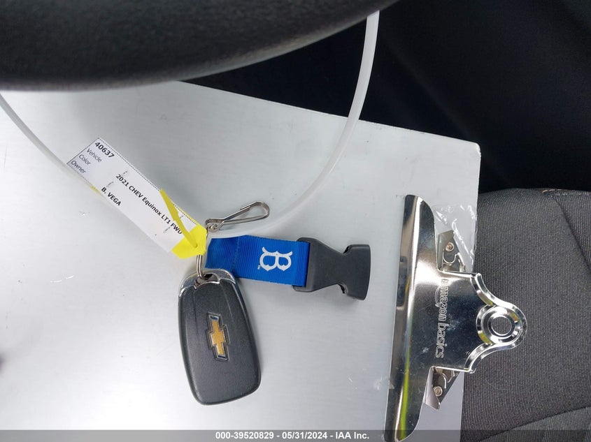 2021 Chevrolet Equinox Fwd Lt VIN: 3GNAXKEV1MS137633 Lot: 39520829