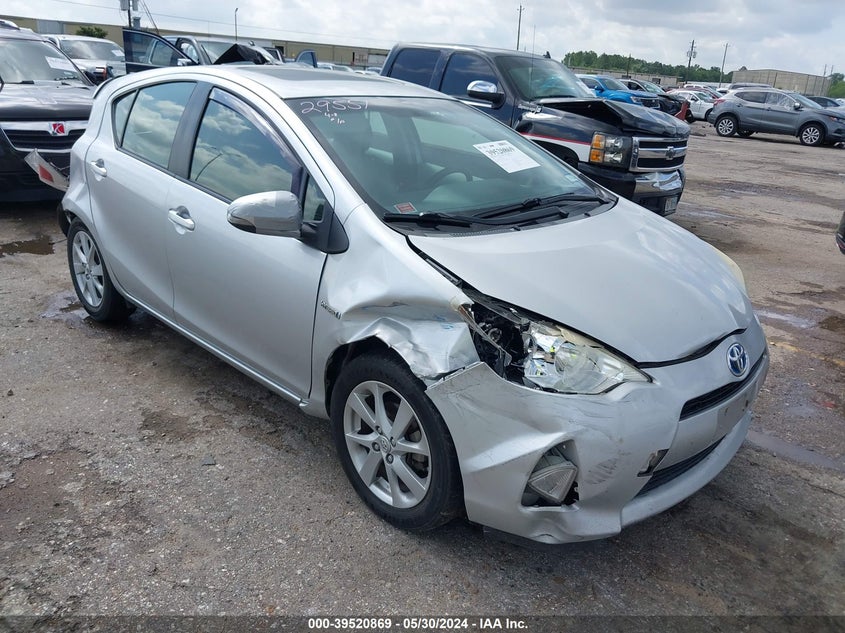 2012 Toyota Prius C Four VIN: JTDKDTB39C1027038 Lot: 39520869