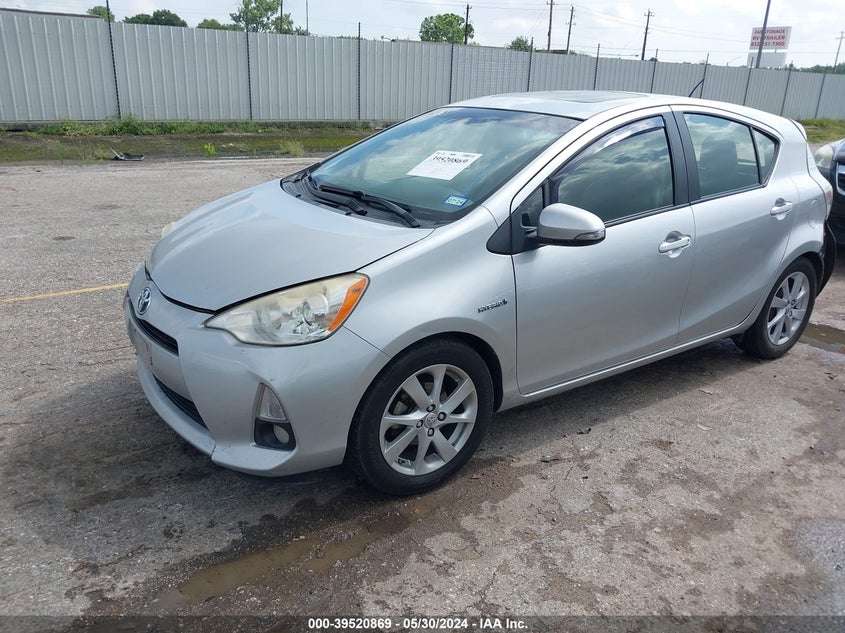 2012 Toyota Prius C Four VIN: JTDKDTB39C1027038 Lot: 39520869