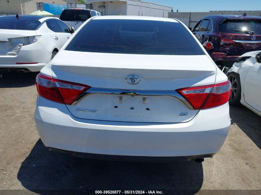 2016 Toyota Camry Se VIN: 4T1BF1FK6GU578897 Lot: 39520877