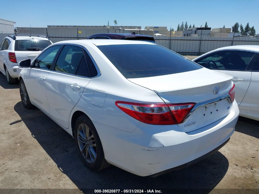 2016 Toyota Camry Se VIN: 4T1BF1FK6GU578897 Lot: 39520877