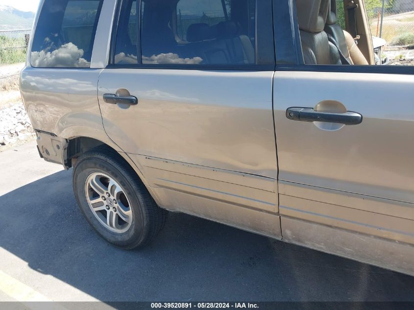 2004 Honda Pilot Ex-L VIN: 2HKYF18594H562317 Lot: 39520891