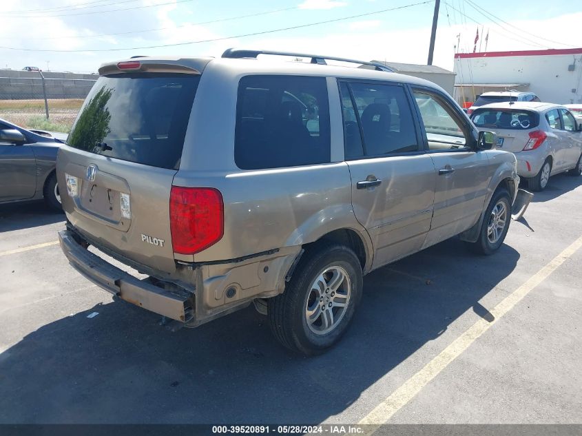 2004 Honda Pilot Ex-L VIN: 2HKYF18594H562317 Lot: 39520891