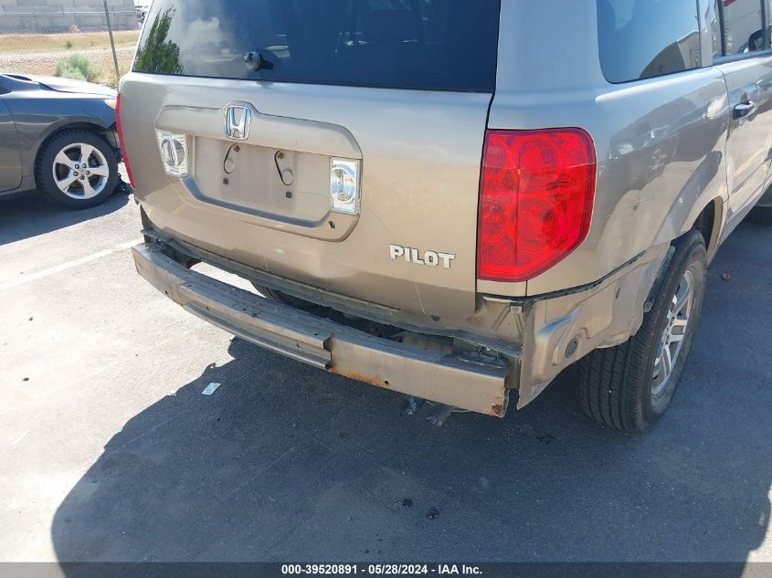 2004 Honda Pilot Ex-L VIN: 2HKYF18594H562317 Lot: 39520891