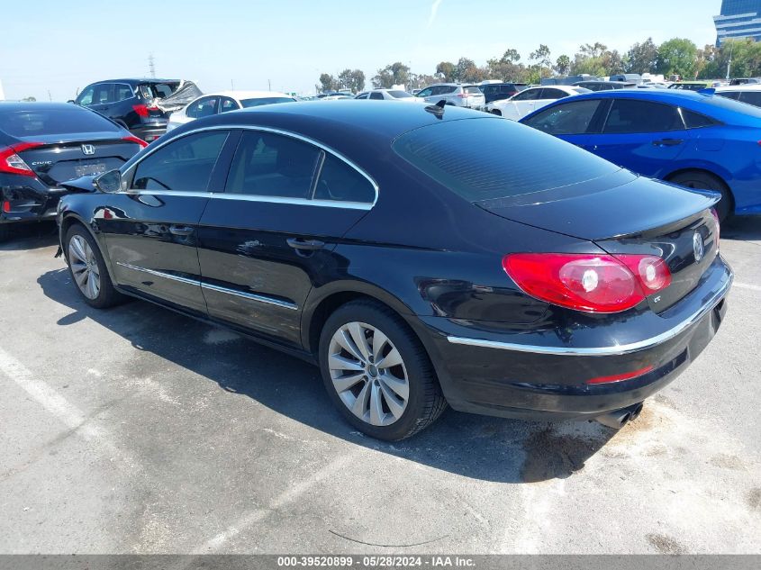 2011 Volkswagen Cc Sport VIN: WVWMP7AN1BE707016 Lot: 39520899