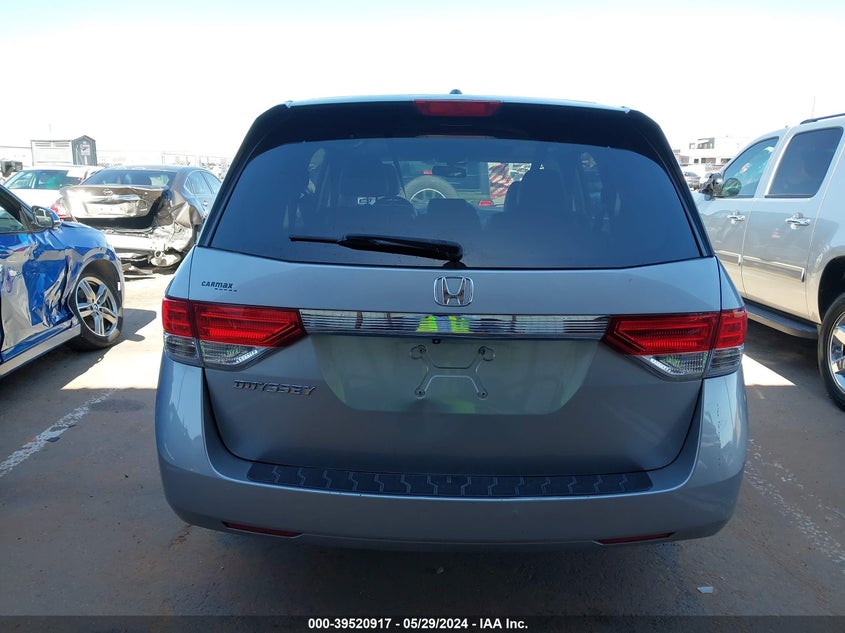 2017 Honda Odyssey Ex-L VIN: 5FNRL5H64HB010676 Lot: 39520917