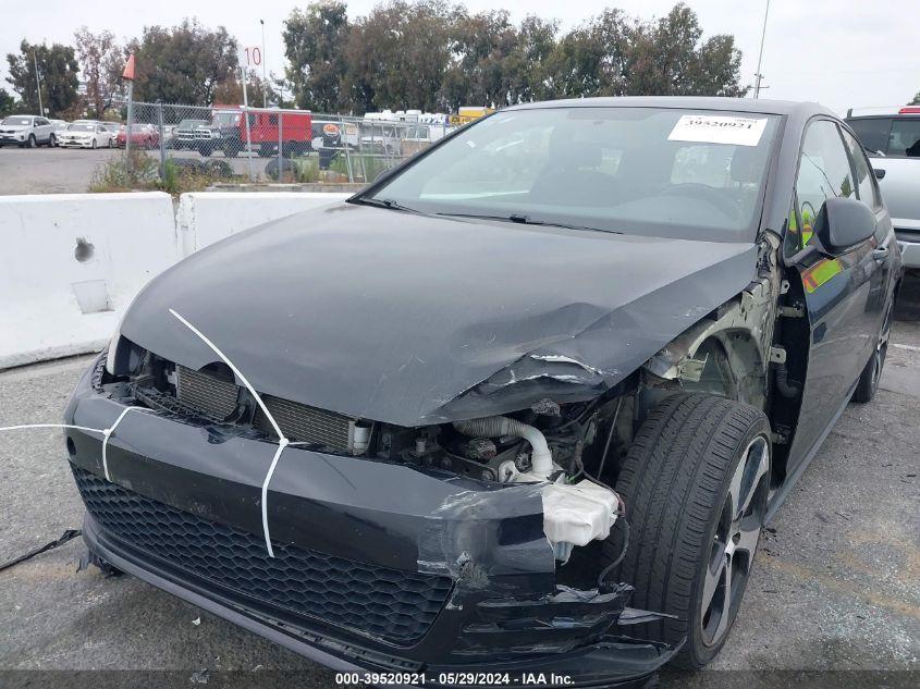 2016 Volkswagen Golf Gti S 2-Door VIN: 3VWYT7AU5GM006157 Lot: 39520921