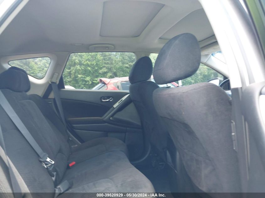 2011 Nissan Murano Sv VIN: JN8AZ1MW8BW169816 Lot: 39520929