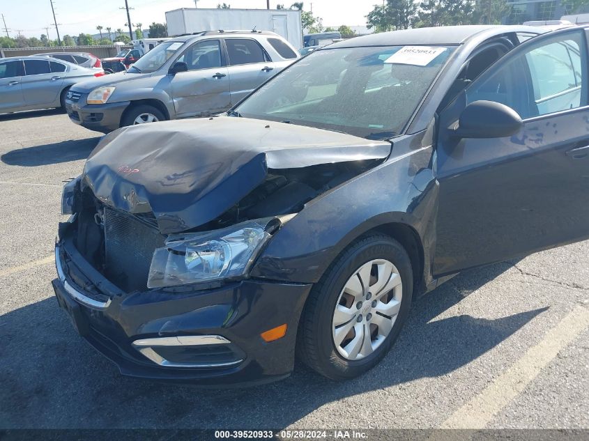 2016 Chevrolet Cruze Limited Ls Manual VIN: 1G1PB5SG7G7171287 Lot: 39520933