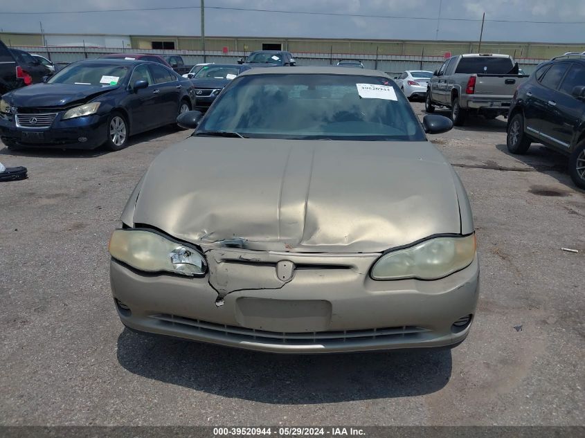 2003 Chevrolet Monte Carlo Ls VIN: 2G1WW12E439112262 Lot: 39520944