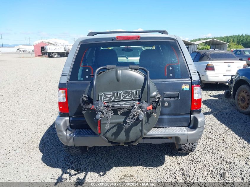 2002 Isuzu Rodeo Sport S 3.2L V6 Hard Top/S 3.2L V6 Soft Top VIN: 4S2CK57W224310228 Lot: 39520949