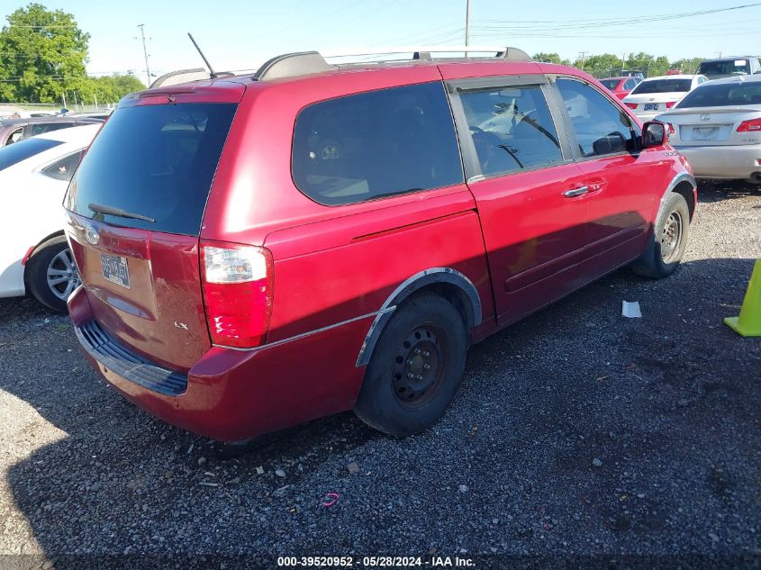 2009 Kia Sedona Lx VIN: KNDMB233196278283 Lot: 39520952