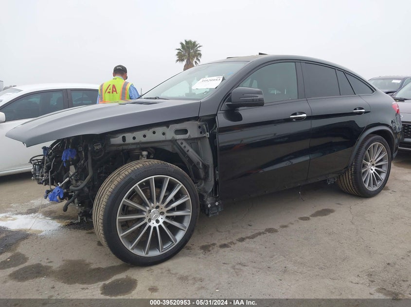 2018 MERCEDES-BENZ AMG GLE 43 COUPE VIN: 4JGED6EBXJA099893