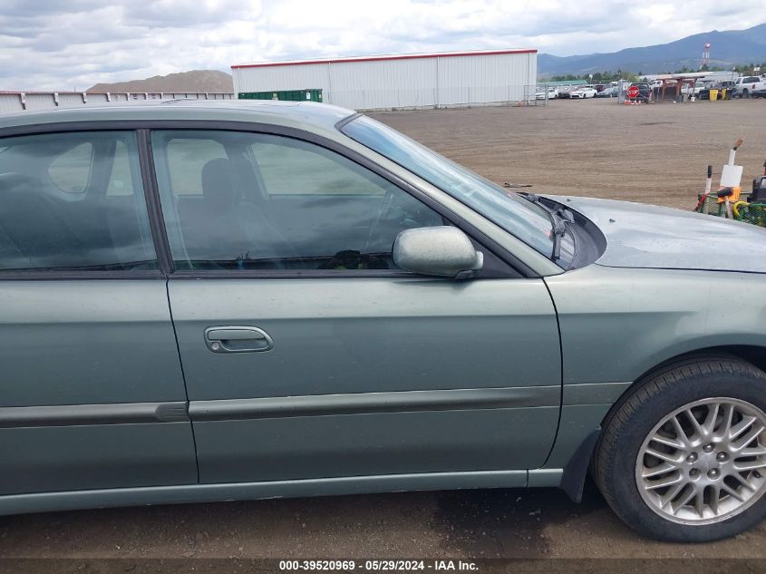 2003 Subaru Legacy L/L W/Special Edition Package VIN: 4S3BE635237208980 Lot: 39520969