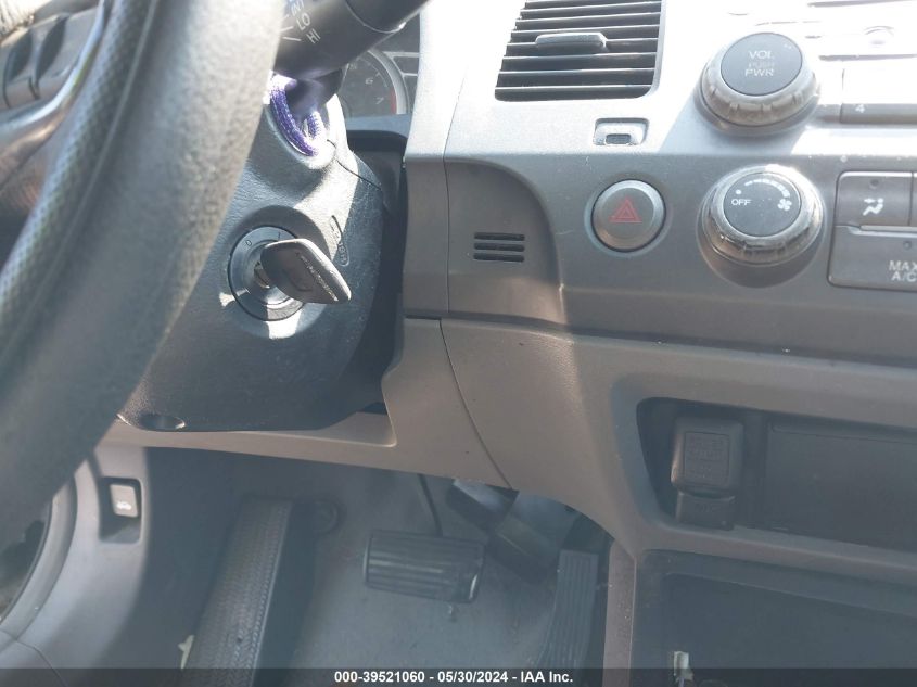 2007 Honda Civic Lx VIN: 2HGFG12617H556791 Lot: 39521060