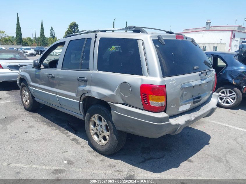 2000 Jeep Grand Cherokee Laredo VIN: 1J4G248S6YC392833 Lot: 39521063