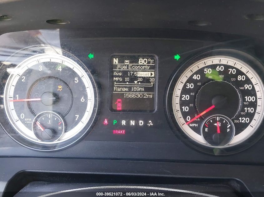 2014 Ram 1500 Slt VIN: 1C6RR6GT1ES278019 Lot: 39521072