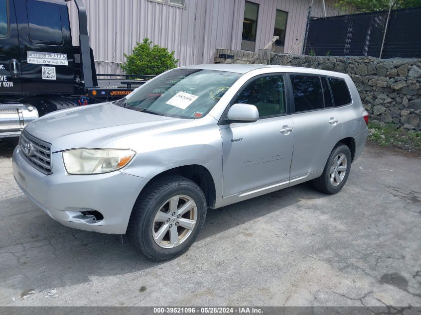 2009 Toyota Highlander VIN: JTEES41A392119320 Lot: 39521096