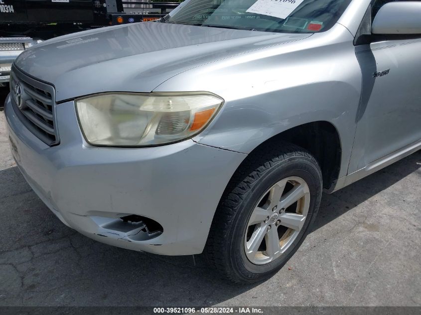 2009 Toyota Highlander VIN: JTEES41A392119320 Lot: 39521096