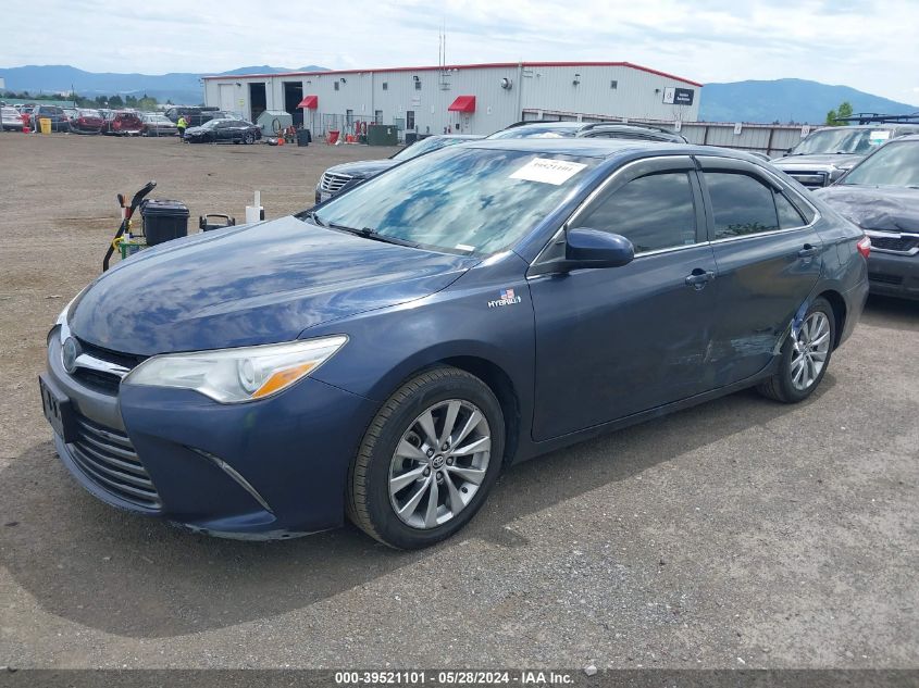 2015 Toyota Camry Hybrid Xle VIN: 4T1BD1FK0FU168262 Lot: 39521101