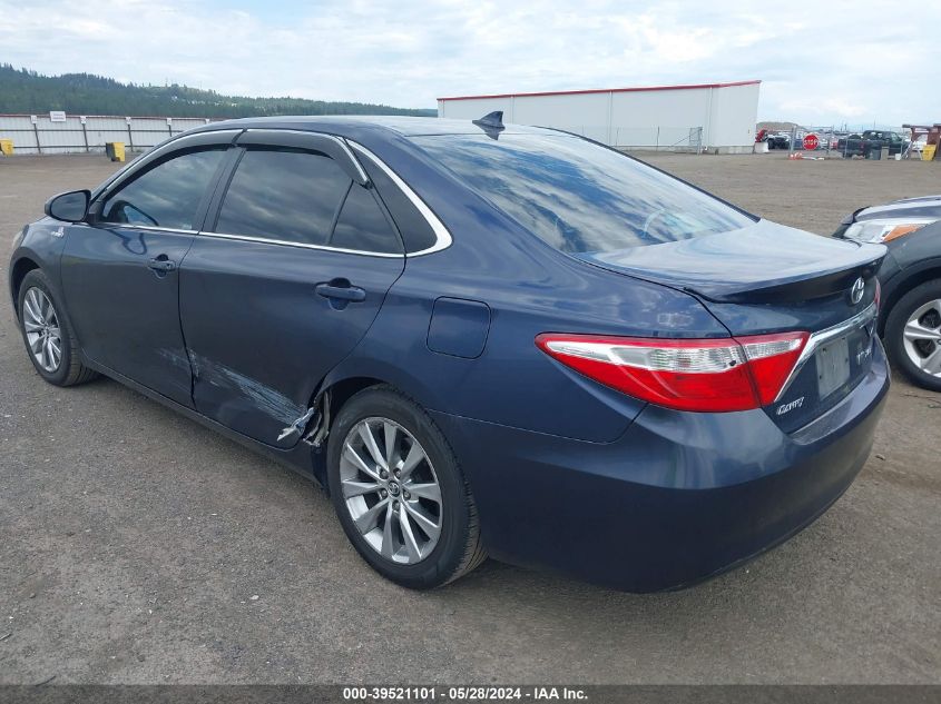 2015 Toyota Camry Hybrid Xle VIN: 4T1BD1FK0FU168262 Lot: 39521101