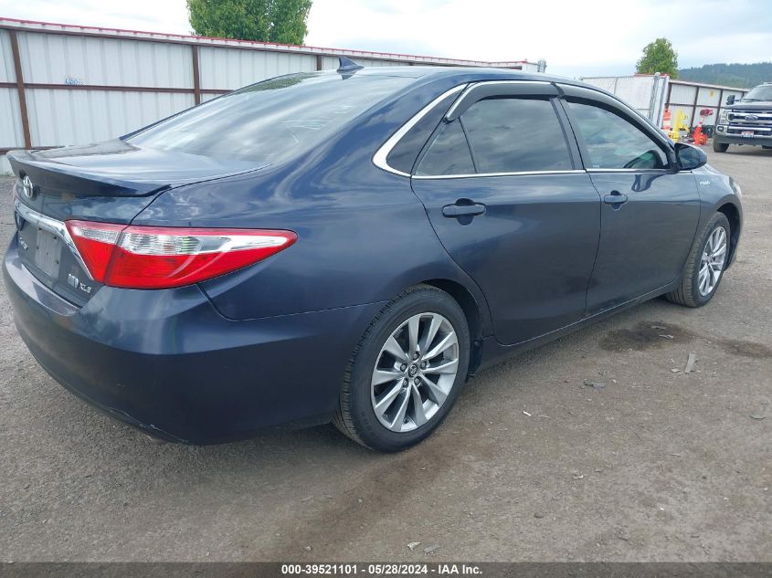 2015 Toyota Camry Hybrid Xle VIN: 4T1BD1FK0FU168262 Lot: 39521101