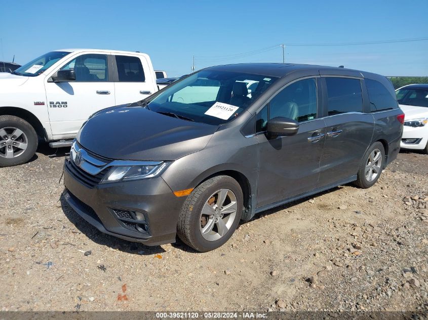 2018 Honda Odyssey Ex-L VIN: 5FNRL6H78JB074546 Lot: 39521120