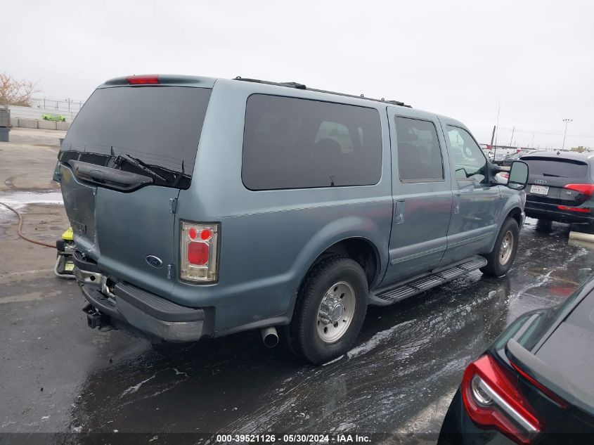 2000 Ford Excursion Xlt VIN: 1FMNU40L0YEC18655 Lot: 39521126