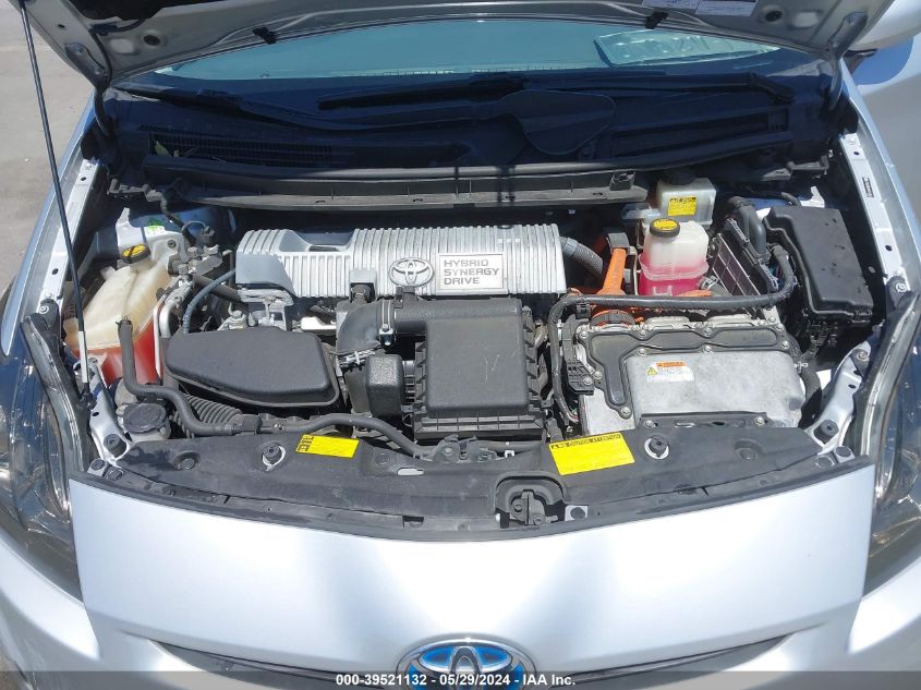 2010 Toyota Prius Iv VIN: JTDKN3DU6A5012652 Lot: 39521132