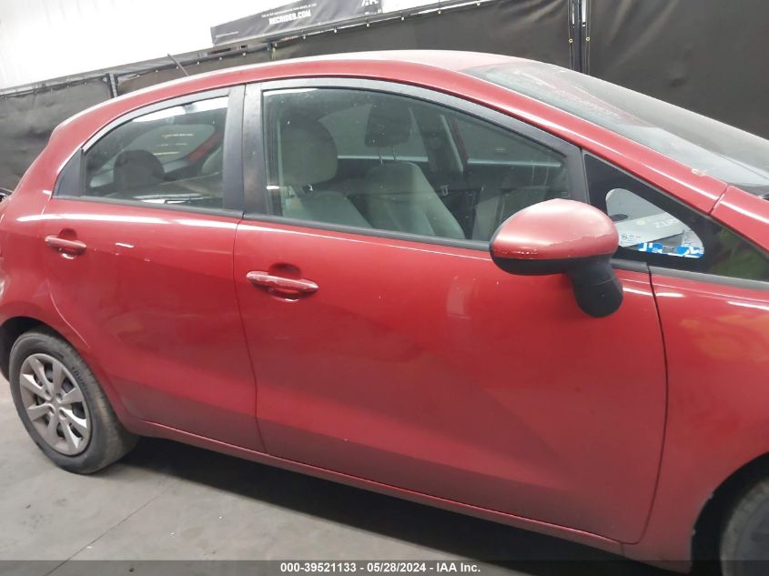 2012 Kia Rio5 Lx VIN: KNADM5A35C6037684 Lot: 39521133