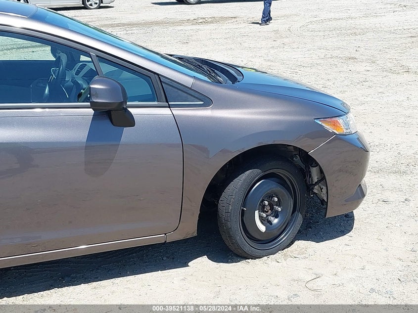 2012 Honda Civic Lx VIN: 19XFB2F54CE101492 Lot: 39521138