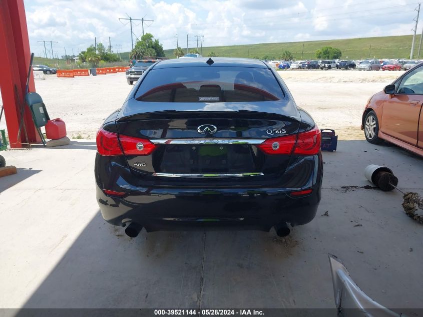 2017 Infiniti Q50 3.0T Sport VIN: JN1EV7AR0HM834645 Lot: 39521144