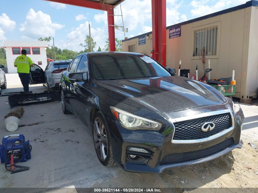 2017 Infiniti Q50 3.0T Sport VIN: JN1EV7AR0HM834645 Lot: 39521144