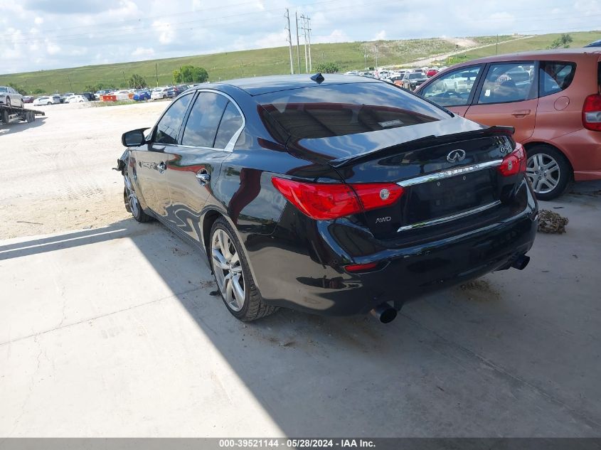 2017 Infiniti Q50 3.0T Sport VIN: JN1EV7AR0HM834645 Lot: 39521144