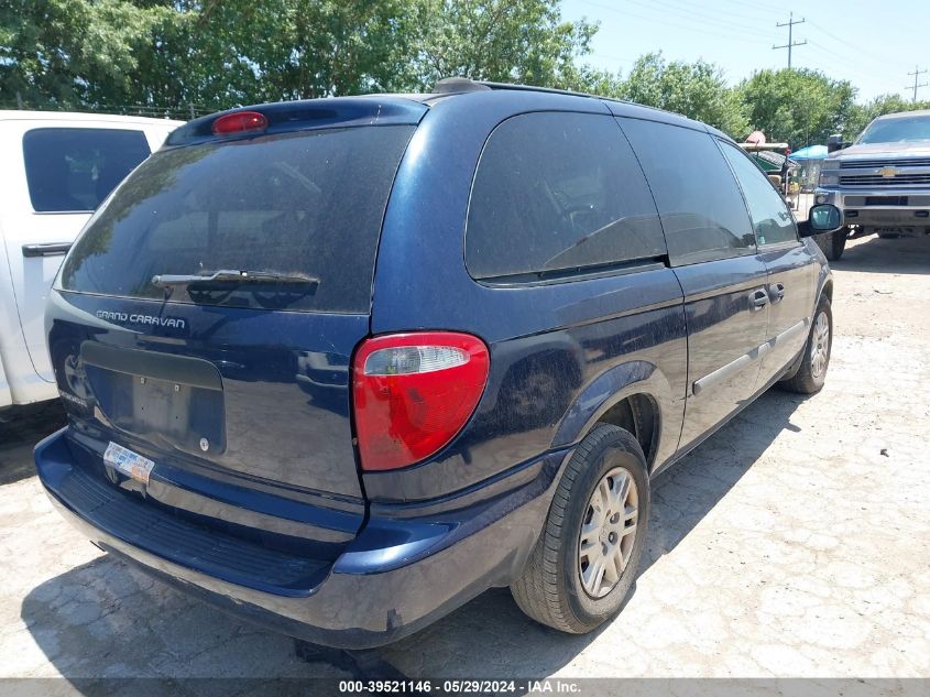 2005 Dodge Grand Caravan Se VIN: 1D4GP24R45B423659 Lot: 39521146