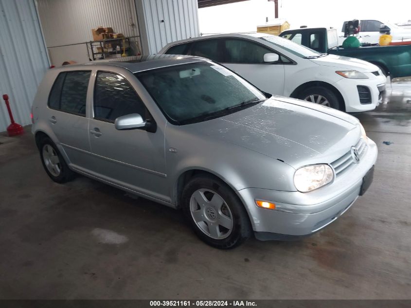 2001 Volkswagen Golf Gls 1.8L Turbo VIN: 9BWGD61J714047152 Lot: 39521161