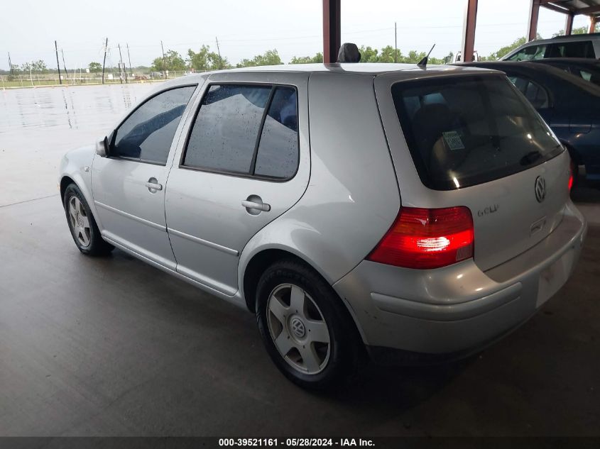 2001 Volkswagen Golf Gls 1.8L Turbo VIN: 9BWGD61J714047152 Lot: 39521161